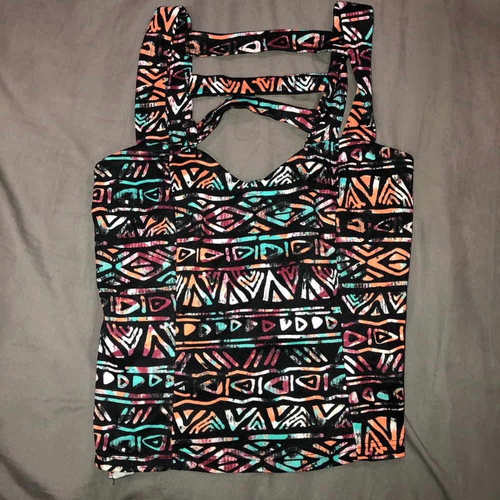 Tribal Print Tank Top